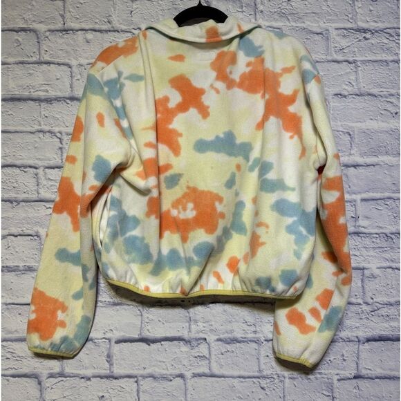 RVCA Day Off Tie Dye Fleece Jacket size medium - Picture 9 of 15